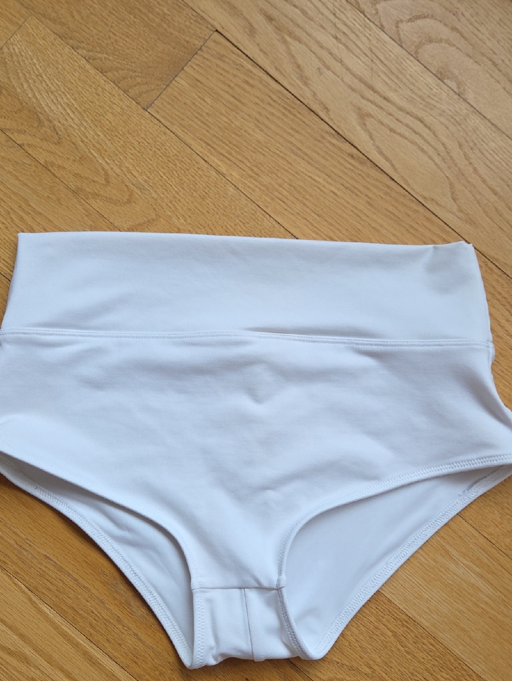 PINK Victoria's Secret White High-Waist One-Piece Bottom